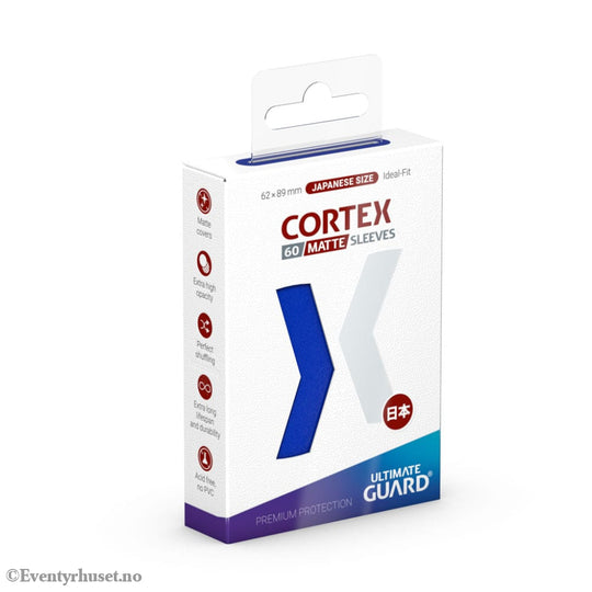 Ultimate Guard Cortex Sleeves Matte Japanese Size (60) - Blue Storage & Protection