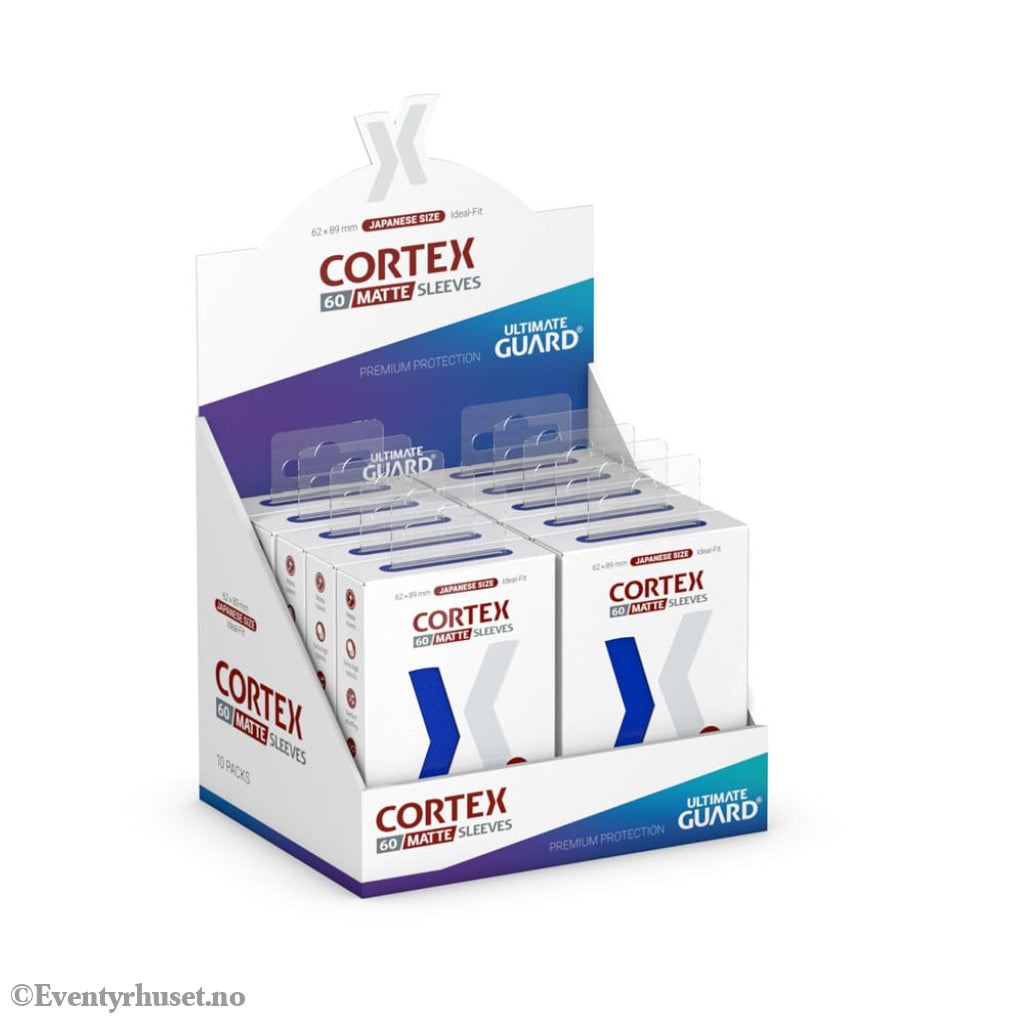 Ultimate Guard Cortex Sleeves Matte Japanese Size (60) - Blue Storage & Protection