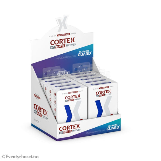 Ultimate Guard Cortex Sleeves Matte Japanese Size (60) - Blue Storage & Protection