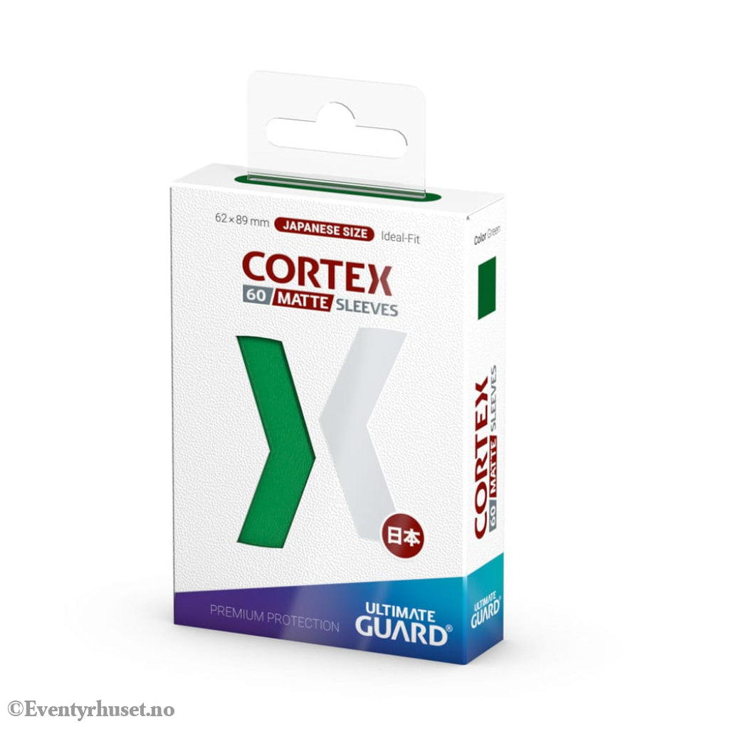 Ultimate Guard Cortex Sleeves Matte Japanese Size (60) - Green Storage & Protection