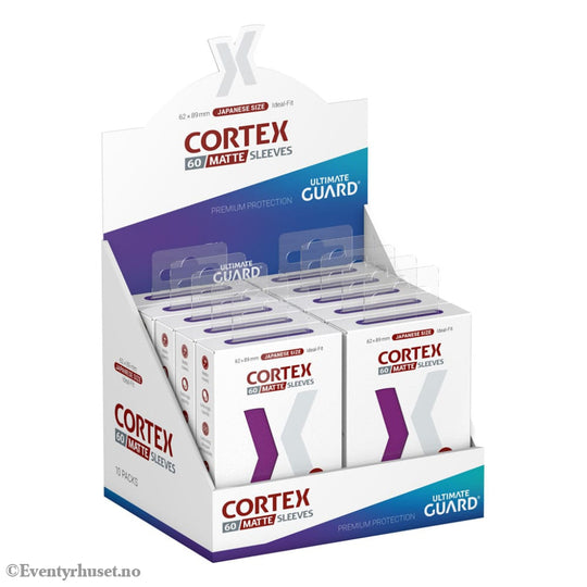 Ultimate Guard Cortex Sleeves Matte Japanese Size (60) - Purple Storage & Protection