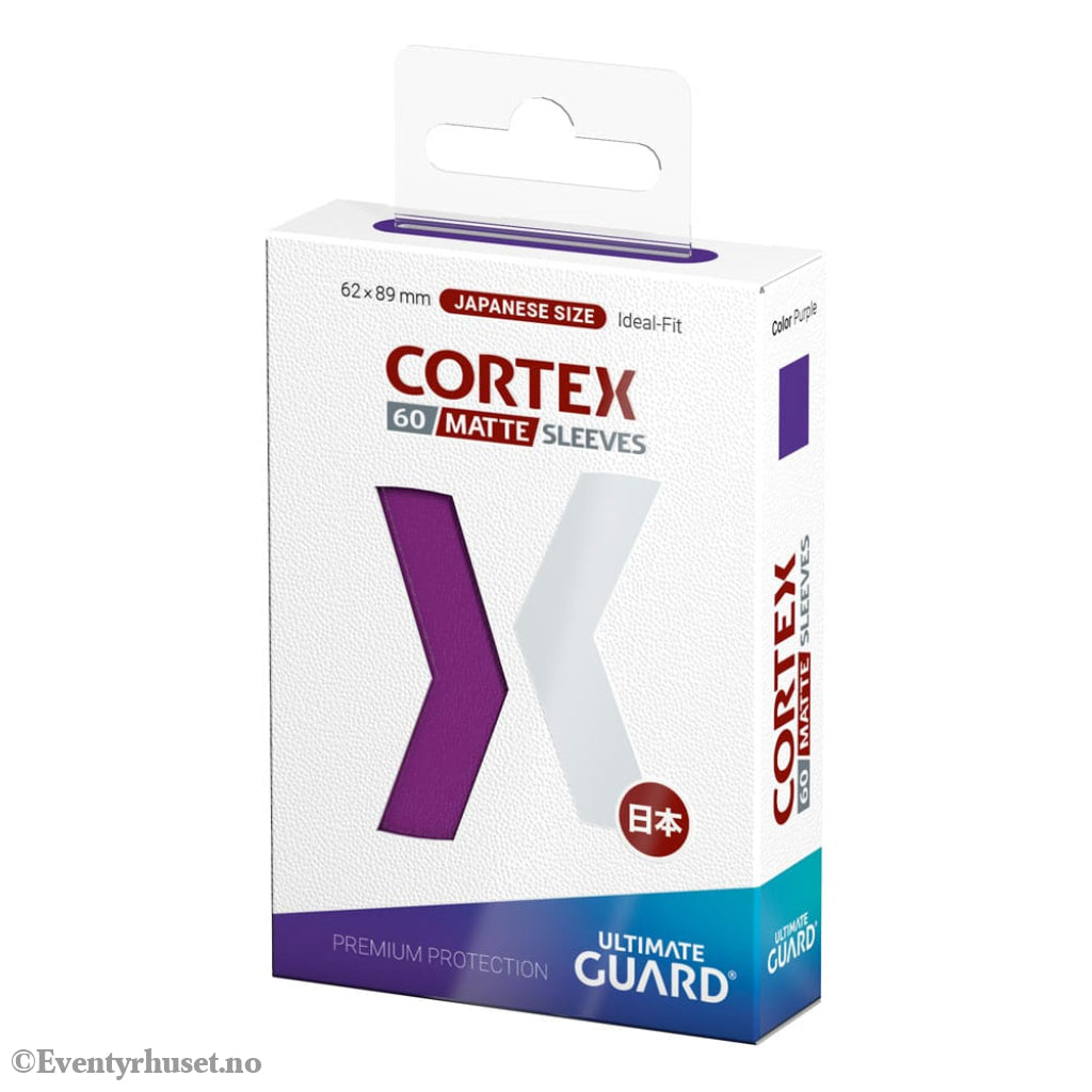 Ultimate Guard Cortex Sleeves Matte Japanese Size (60) - Purple Storage & Protection