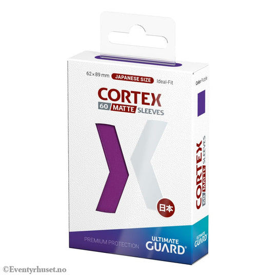 Ultimate Guard Cortex Sleeves Matte Japanese Size (60) - Purple Storage & Protection
