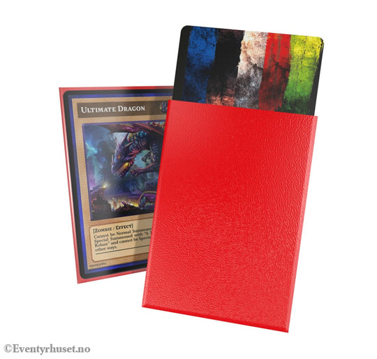 Ultimate Guard Cortex Sleeves Matte Japanese Size (60) - Red Storage & Protection