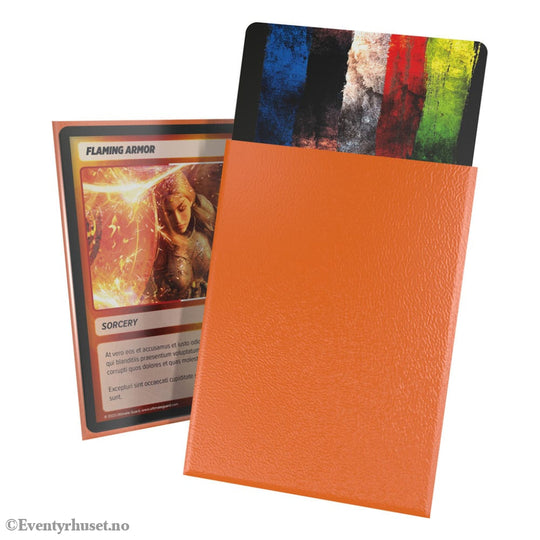 Ultimate Guard Cortex Sleeves Matte Standard Size (100) - Orange Storage & Protection