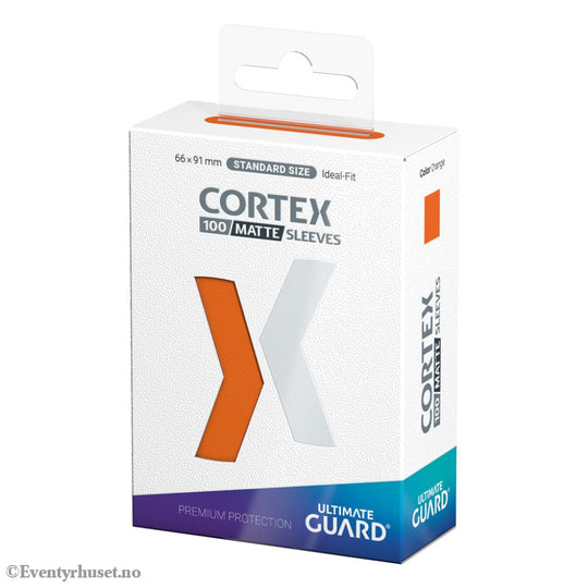 Ultimate Guard Cortex Sleeves Matte Standard Size (100) - Orange Storage & Protection