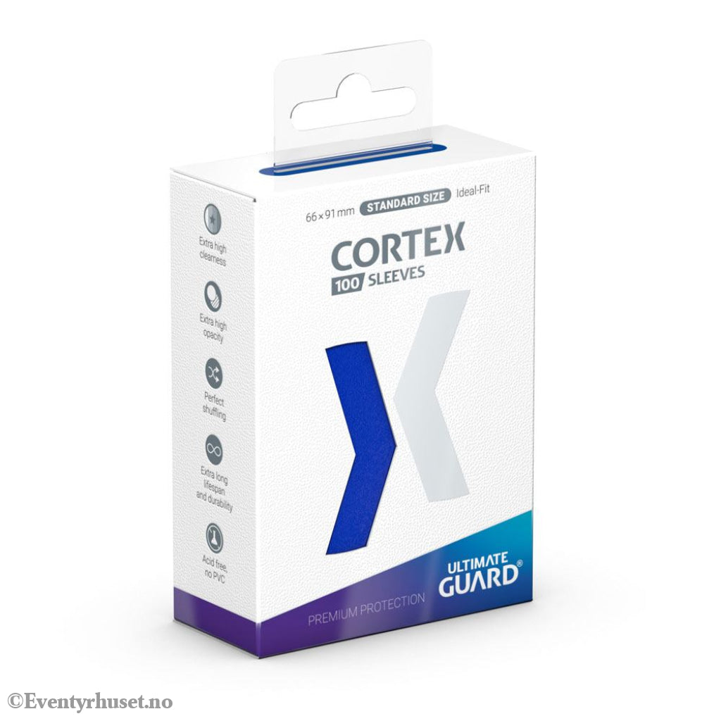 Ultimate Guard Cortex Sleeves Standard Size (100) - Blue Storage & Protection