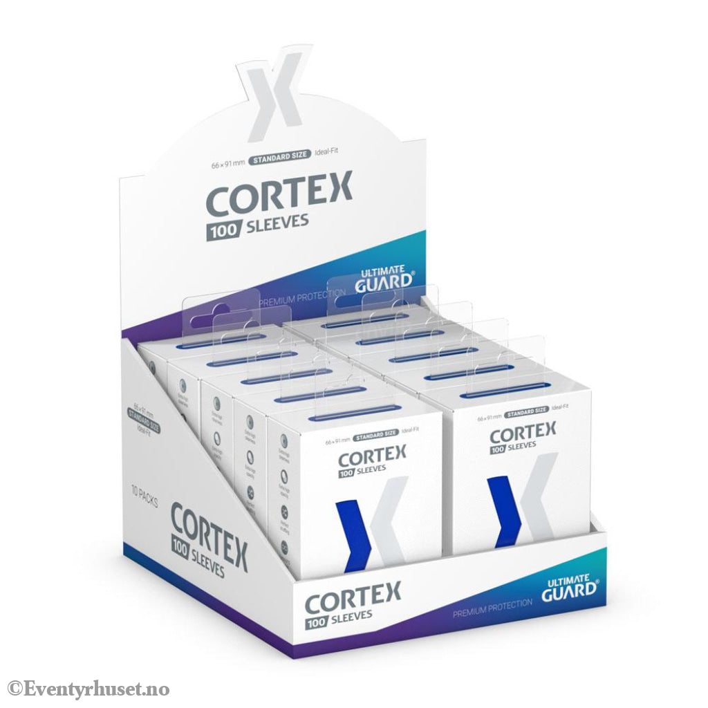 Ultimate Guard Cortex Sleeves Standard Size (100) - Blue Storage & Protection