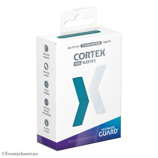 Ultimate Guard Cortex Sleeves Standard Size (100) - Petrol Storage & Protection