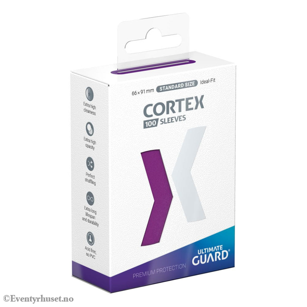 Ultimate Guard Cortex Sleeves Standard Size (100) - Purple Storage & Protection