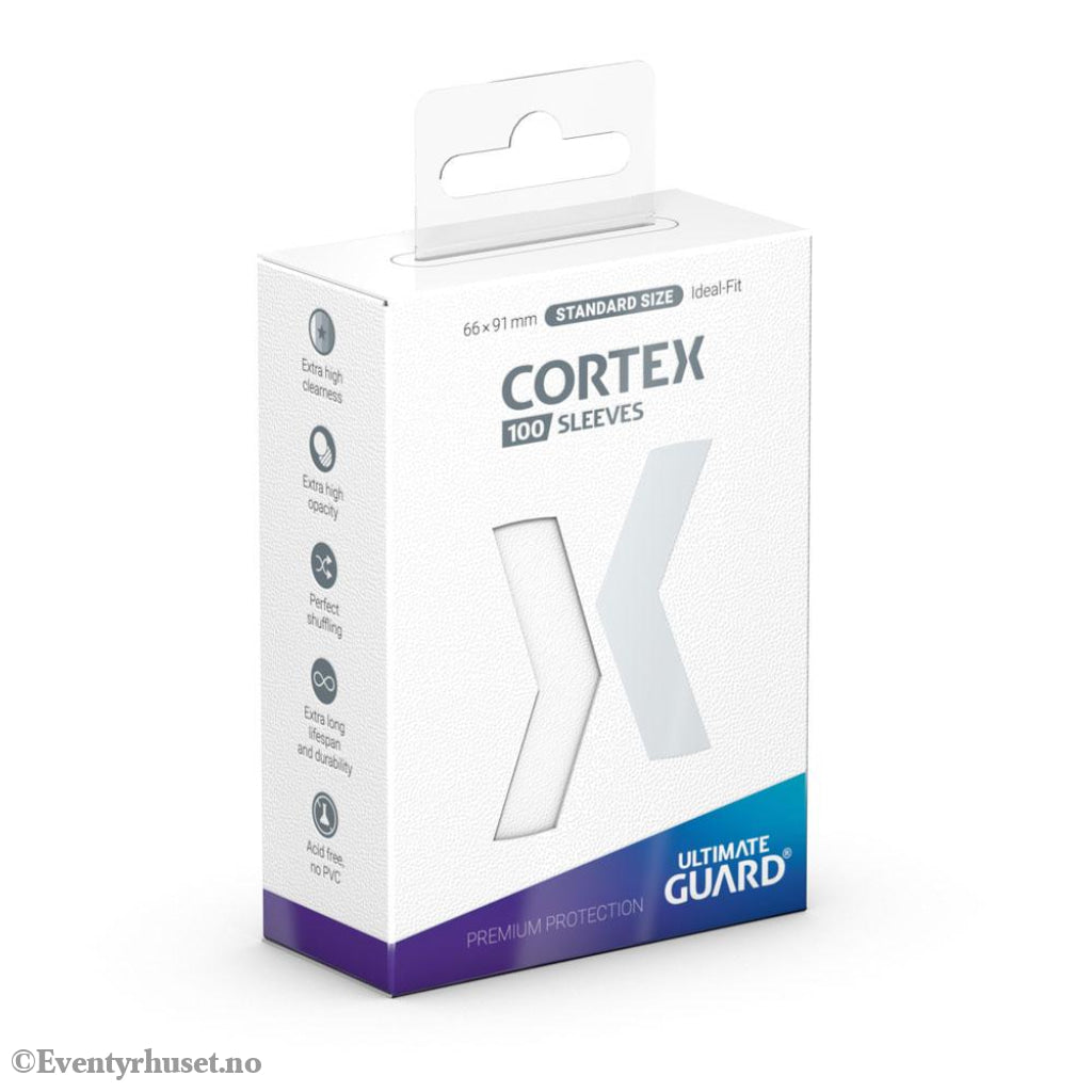 Ultimate Guard Cortex Sleeves Standard Size (100) - White Storage & Protection