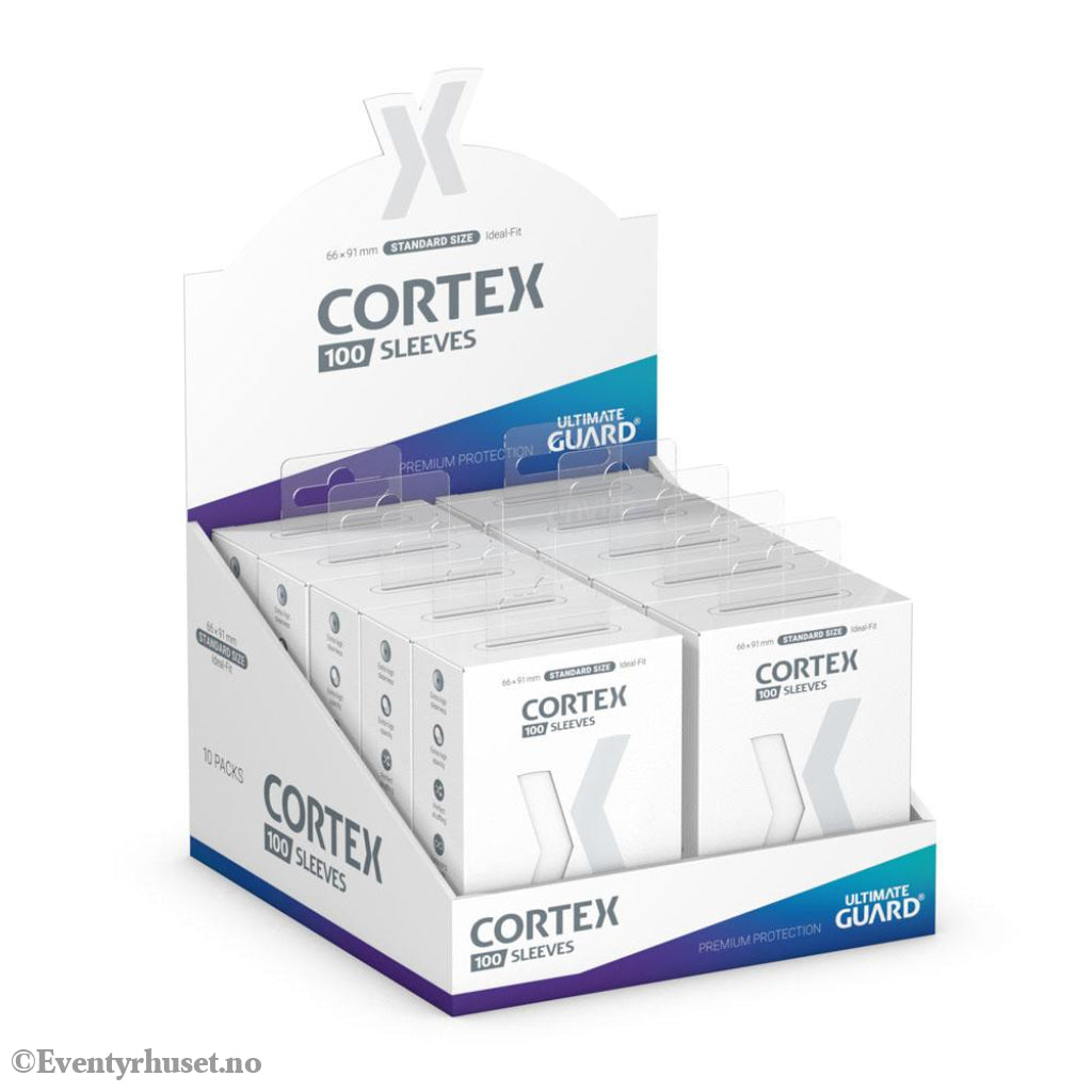 Ultimate Guard Cortex Sleeves Standard Size (100) - White Storage & Protection