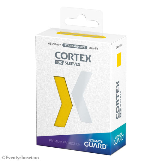 Ultimate Guard Cortex Sleeves Standard Size (100) - Yellow Storage & Protection