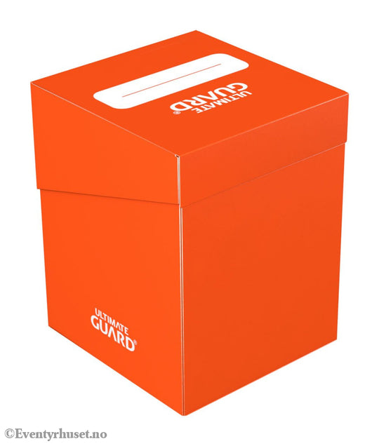 Ultimate Guard Deck Case 100+ - Orange Storage & Protection