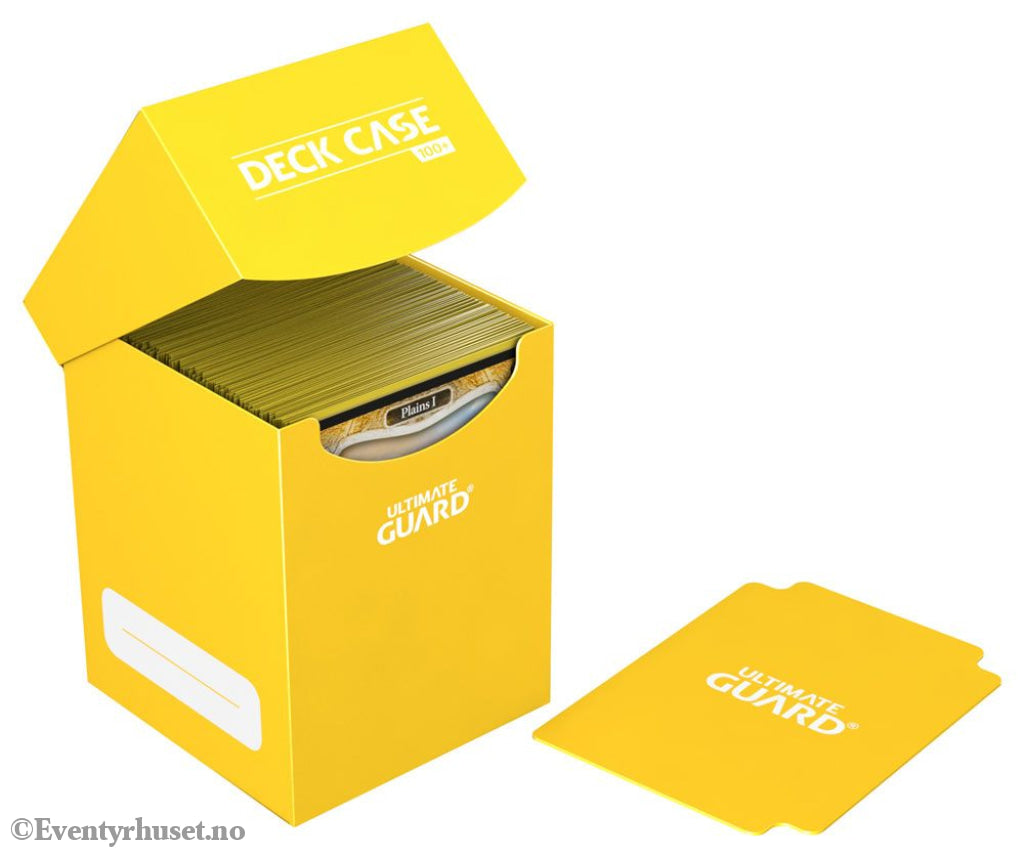Ultimate Guard Deck Case 100+ - Yellow Storage & Protection