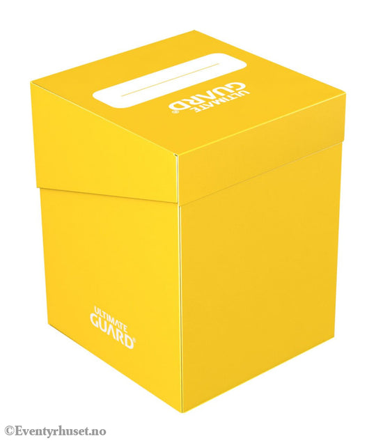 Ultimate Guard Deck Case 100+ - Yellow Storage & Protection