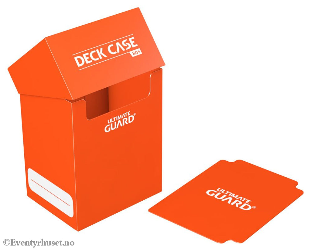 Ultimate Guard Deck Case 80+ - Orange Storage & Protection