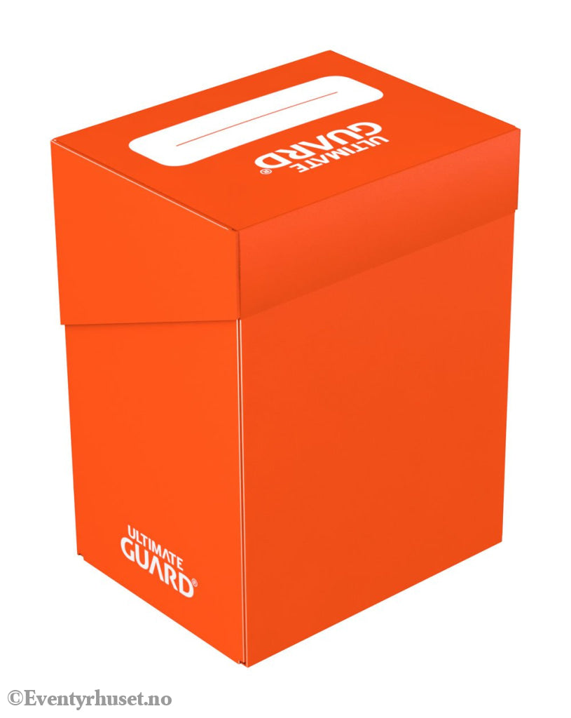 Ultimate Guard Deck Case 80+ - Orange Storage & Protection