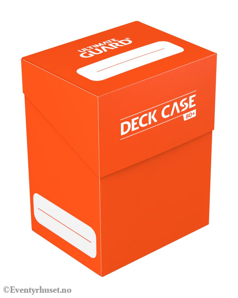 Ultimate Guard Deck Case 80+ - Orange Storage & Protection