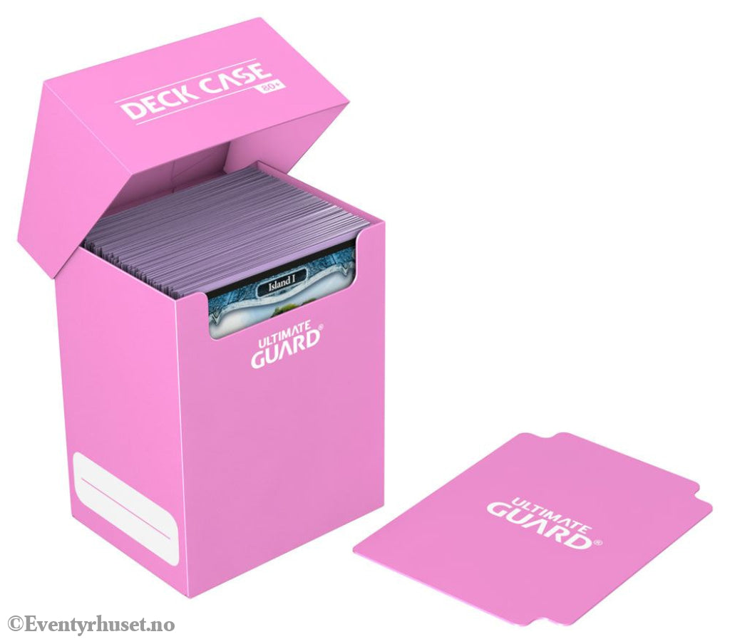 Ultimate Guard Deck Case 80+ - Pink Storage & Protection
