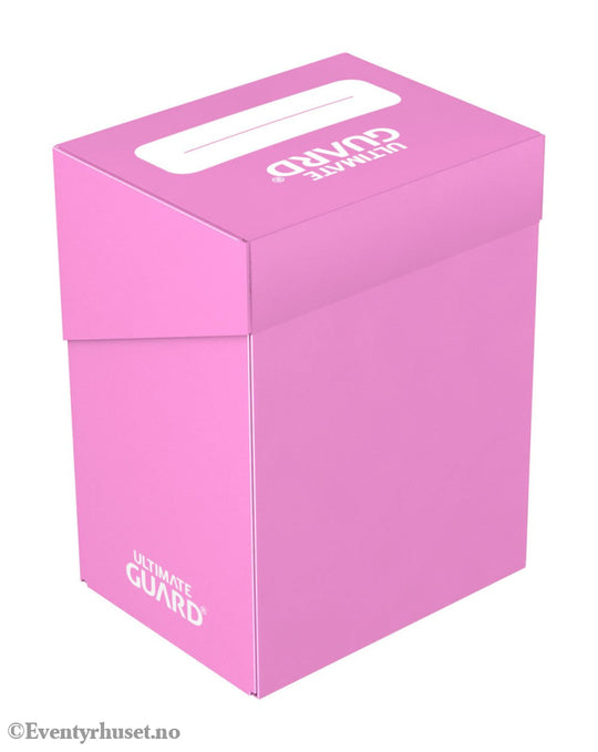 Ultimate Guard Deck Case 80+ - Pink Storage & Protection