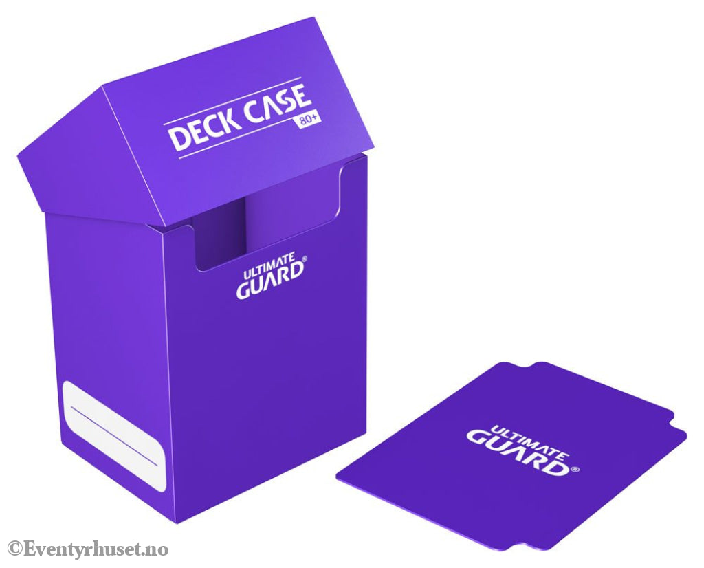 Ultimate Guard Deck Case 80+ - Purple Storage & Protection