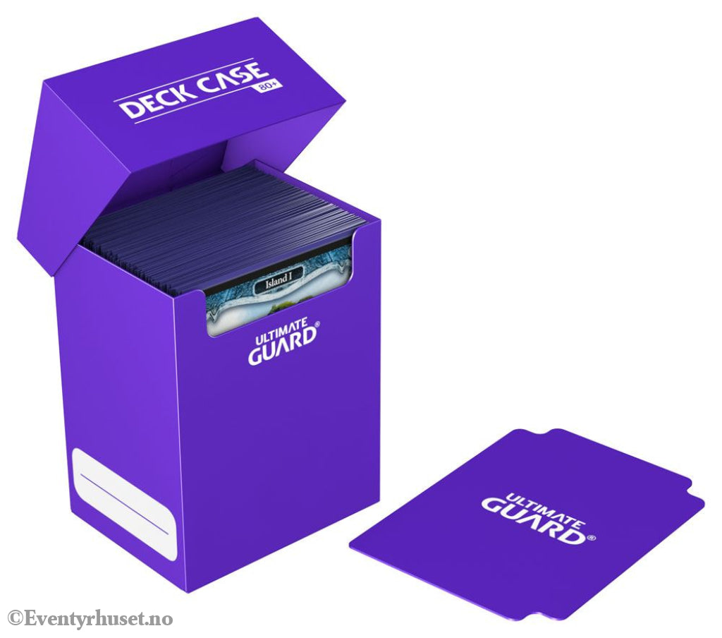Ultimate Guard Deck Case 80+ - Purple Storage & Protection