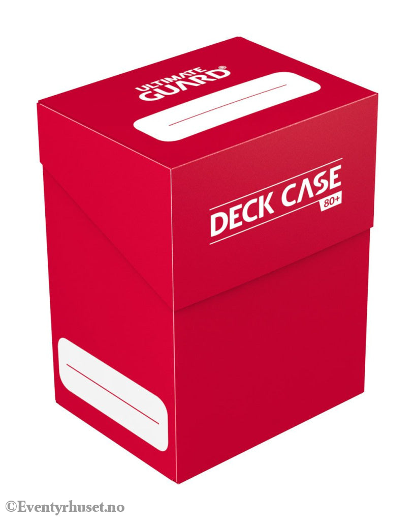 Ultimate Guard Deck Case 80+ - Red Storage & Protection