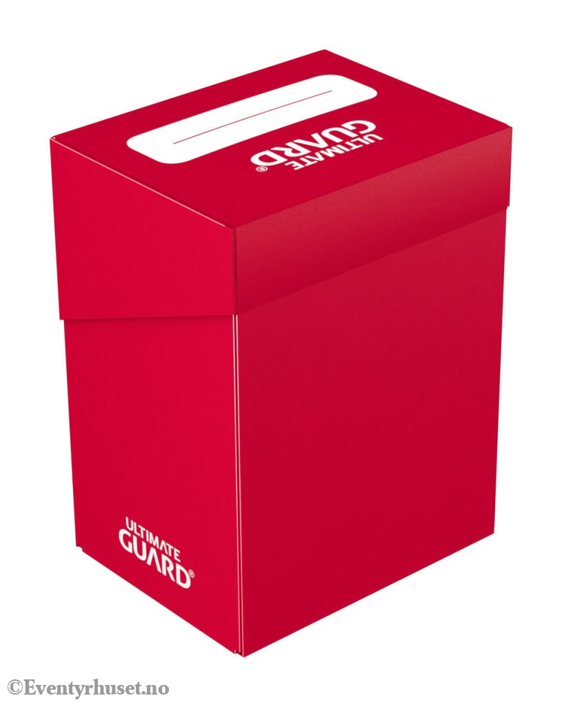 Ultimate Guard Deck Case 80+ - Red Storage & Protection