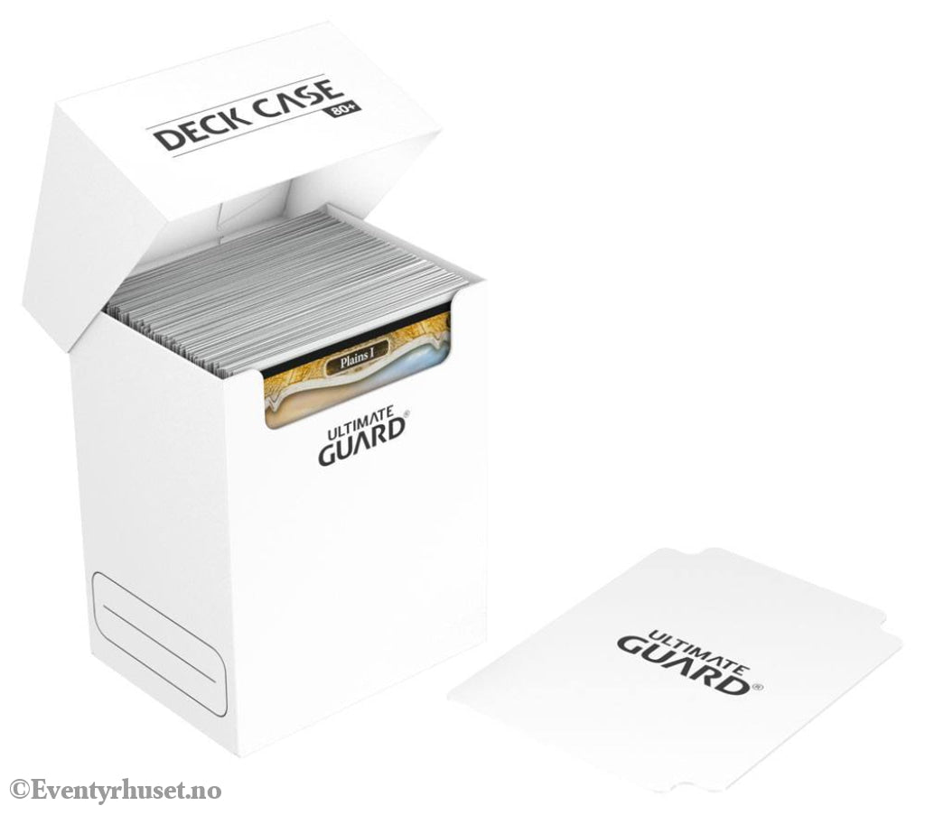 Ultimate Guard Deck Case 80+ - White Storage & Protection