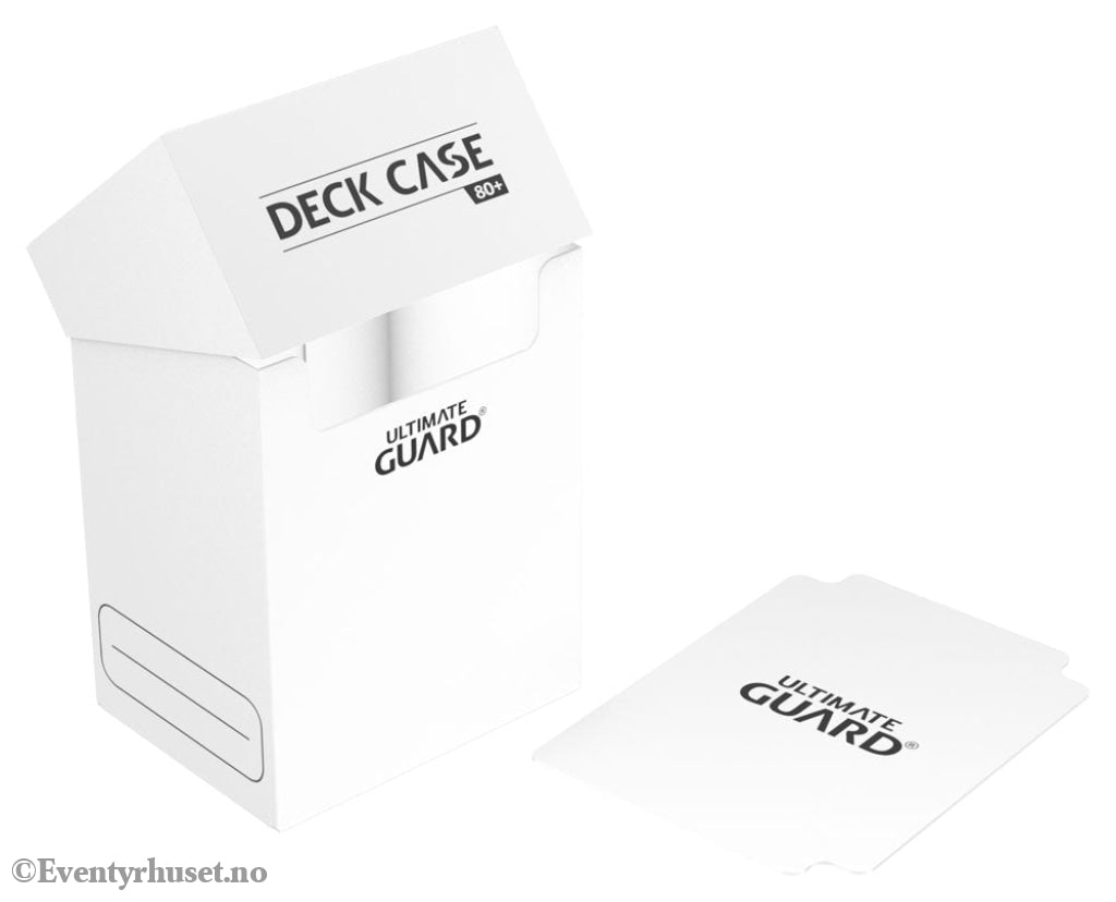 Ultimate Guard Deck Case 80+ - White Storage & Protection