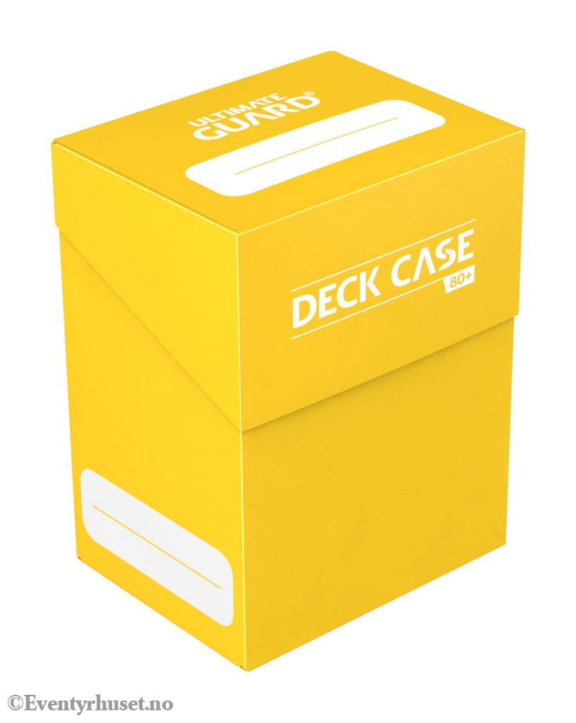 Ultimate Guard Deck Case 80+ - Yellow Storage & Protection