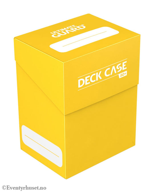 Ultimate Guard Deck Case 80+ - Yellow Storage & Protection