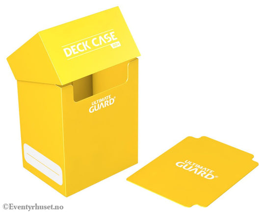 Ultimate Guard Deck Case 80+ - Yellow Storage & Protection