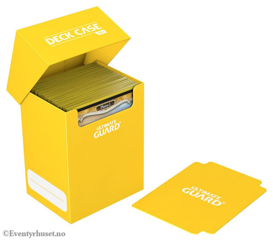 Ultimate Guard Deck Case 80+ - Yellow Storage & Protection