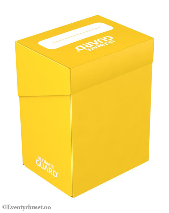 Ultimate Guard Deck Case 80+ - Yellow Storage & Protection