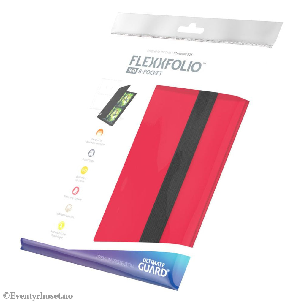 Ultimate Guard Flexxfolio 160 8-Pocket - Red Storage & Protection