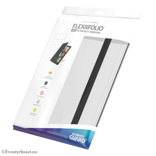 Ultimate Guard Flexxfolio 360 18-Pocket Xenoskin - White Storage & Protection