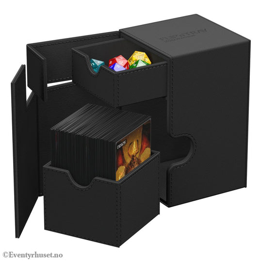 Ultimate Guard Flip’n’Tray 100+ Xenoskin - Black Storage & Protection