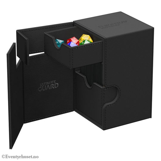 Ultimate Guard Flip’n’Tray 100+ Xenoskin - Black Storage & Protection