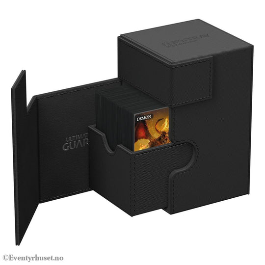 Ultimate Guard Flip’n’Tray 100+ Xenoskin - Black Storage & Protection