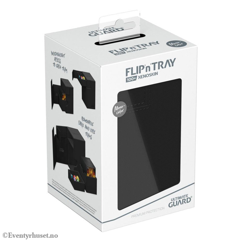 Ultimate Guard Flip’n’Tray 100+ Xenoskin - Black Storage & Protection