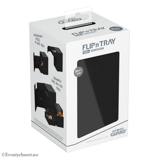 Ultimate Guard Flip’n’Tray 100+ Xenoskin - Black Storage & Protection