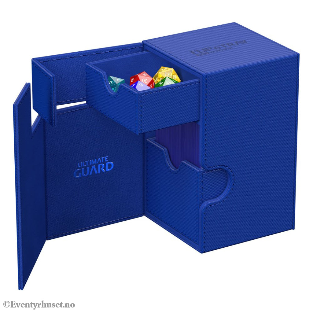 Ultimate Guard Flip’n’Tray 100+ Xenoskin - Blue Storage & Protection
