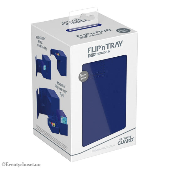 Ultimate Guard Flip’n’Tray 100+ Xenoskin - Blue Storage & Protection