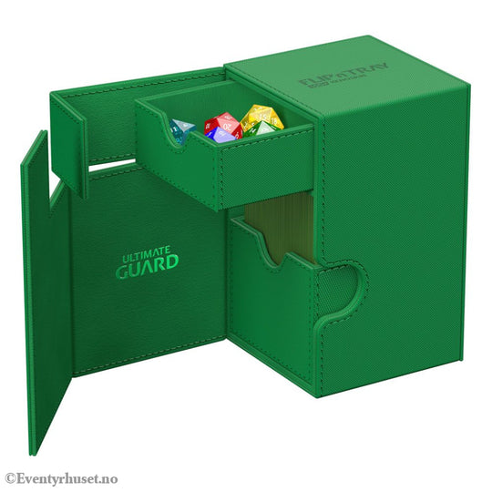 Ultimate Guard Flip’n’Tray 100+ Xenoskin - Green Storage & Protection