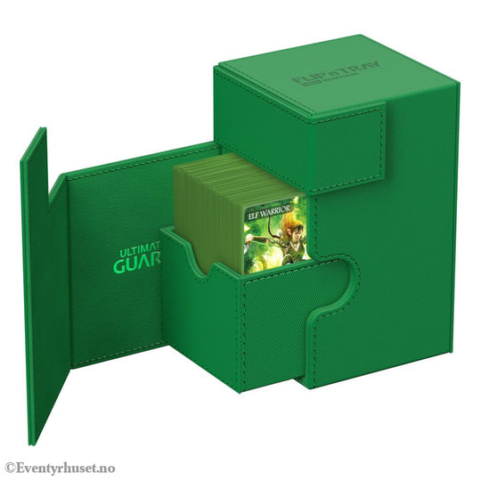 Ultimate Guard Flip’n’Tray 100+ Xenoskin - Green Storage & Protection