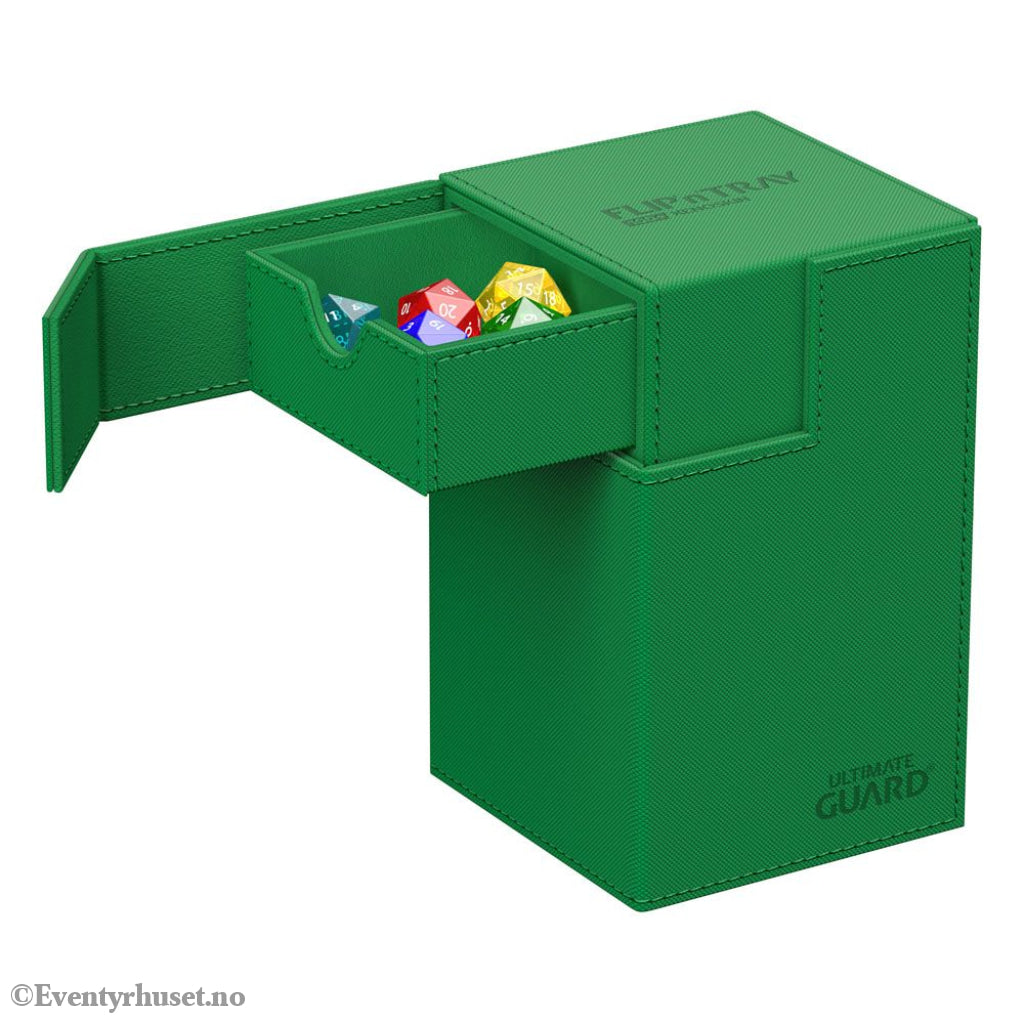 Ultimate Guard Flip’n’Tray 100+ Xenoskin - Green Storage & Protection