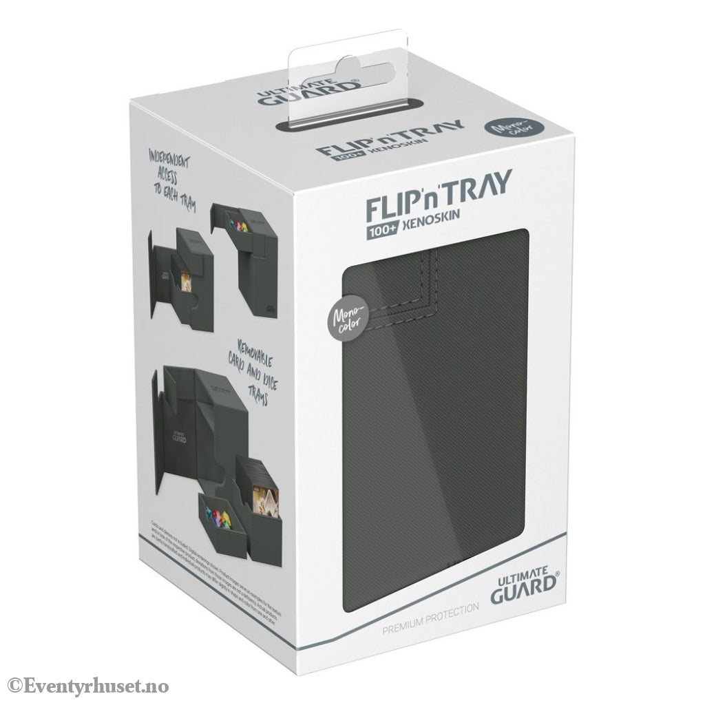 Ultimate Guard Flip’n’Tray 100+ Xenoskin - Grey Storage & Protection