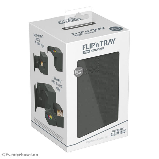 Ultimate Guard Flip’n’Tray 100+ Xenoskin - Grey Storage & Protection